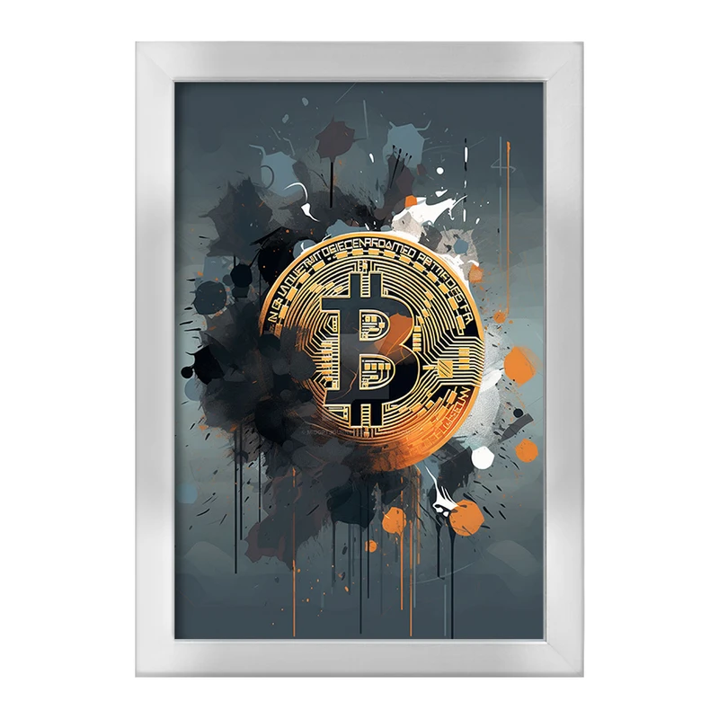 تابلو خندالو طرح بیت کوین (Bitcoin) کد F1637