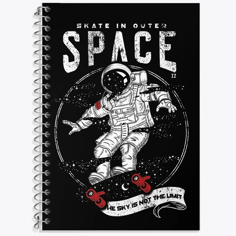 دفتر لغت 50 برگ خندالو طرح فضانورد کد F11055