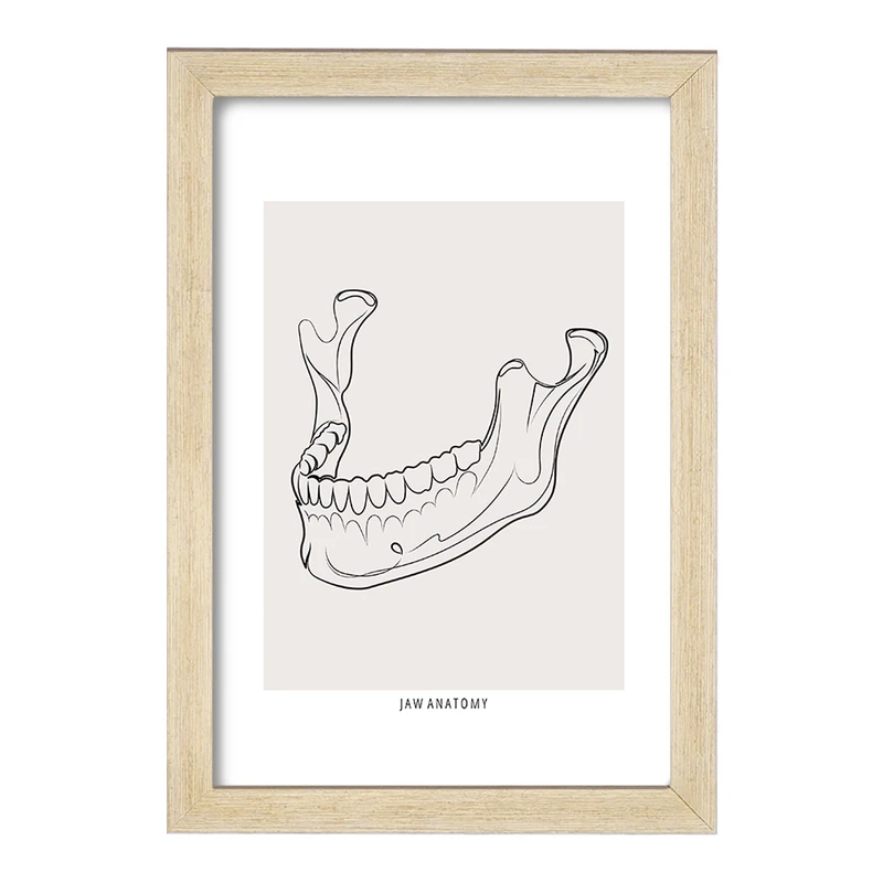 تابلو خندالو طرح آناتومی فک (Jaw Anatomy) کد F13939