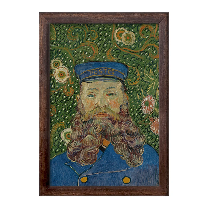 تابلو خندالو طرح پرتره جوزف رولین ونسان ونگوگ (Van Gogh) کد 36812