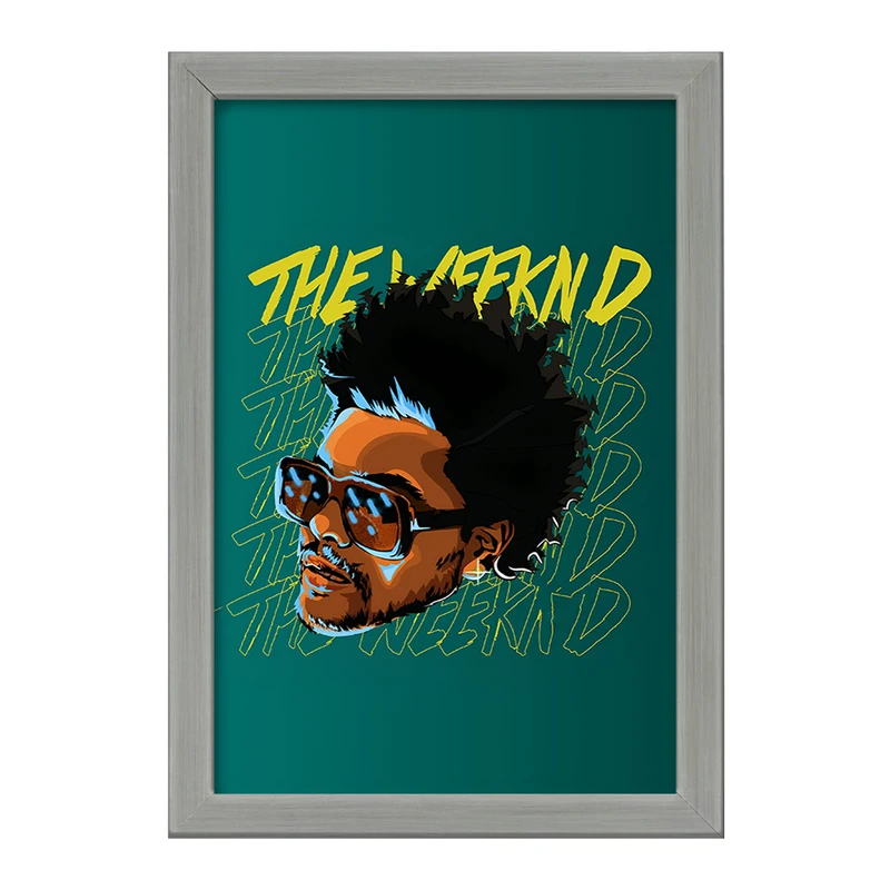 تابلو خندالو طرح ویکند (ِthe weeknd) کد F4643