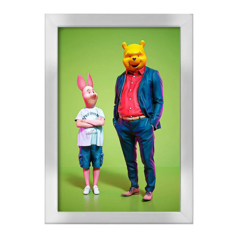 تابلو خندالو طرح وینی پو (Pooh) کد F180