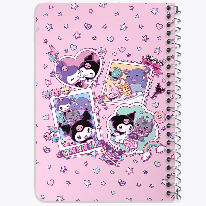 دفتر یادداشت 50 برگ خندالو طرح کرومی (Kuromi) کد N4232