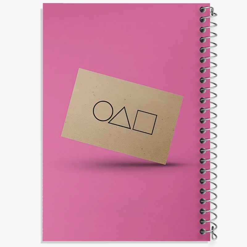 دفتر مشق 100 برگ خندالو طرح بازی مرکب (Squid Game) کد F10141