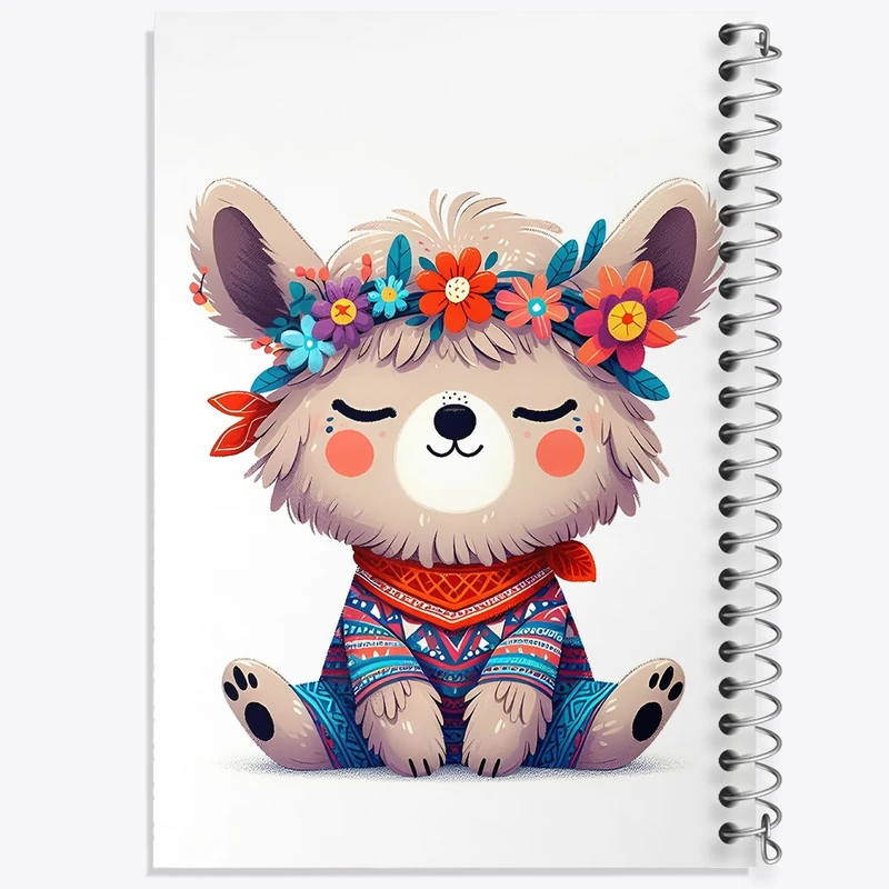 دفتر طراحی 50 برگ خندالو طرح سگ (Dog) کد N1908