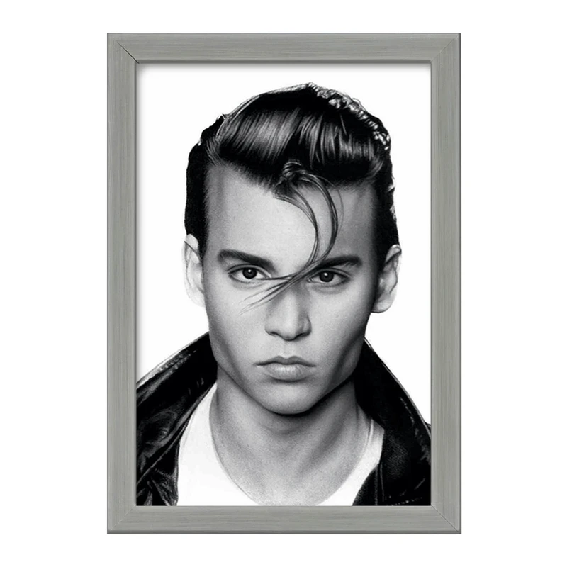 تابلو خندالو طرح جانی دپ Johnny Depp  کد 3297