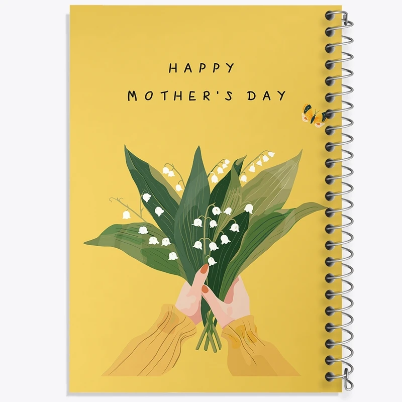 دفتر طراحی 50 برگ خندالو طرح روز مادر کد F2784