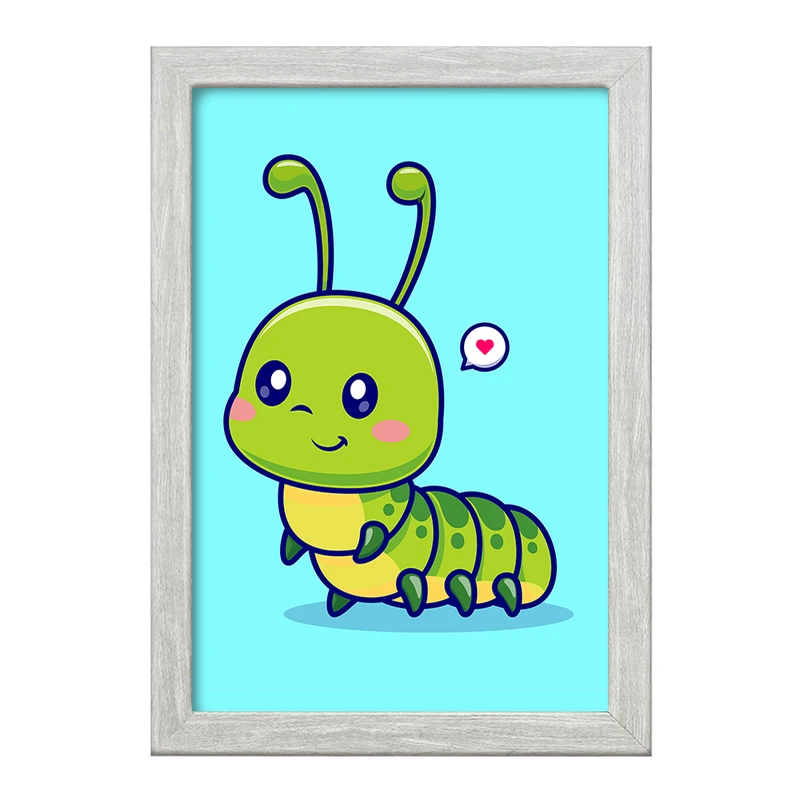 تابلو خندالو طرح حیوانات بامزه هزارپا کد 29729