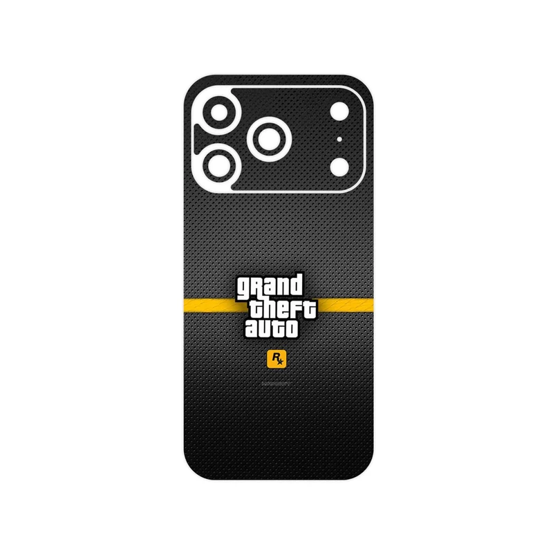 برچسب پوششی ماهوت مدل GTA مناسب برای گوشی موبایل اپل iPhone 17 Pro