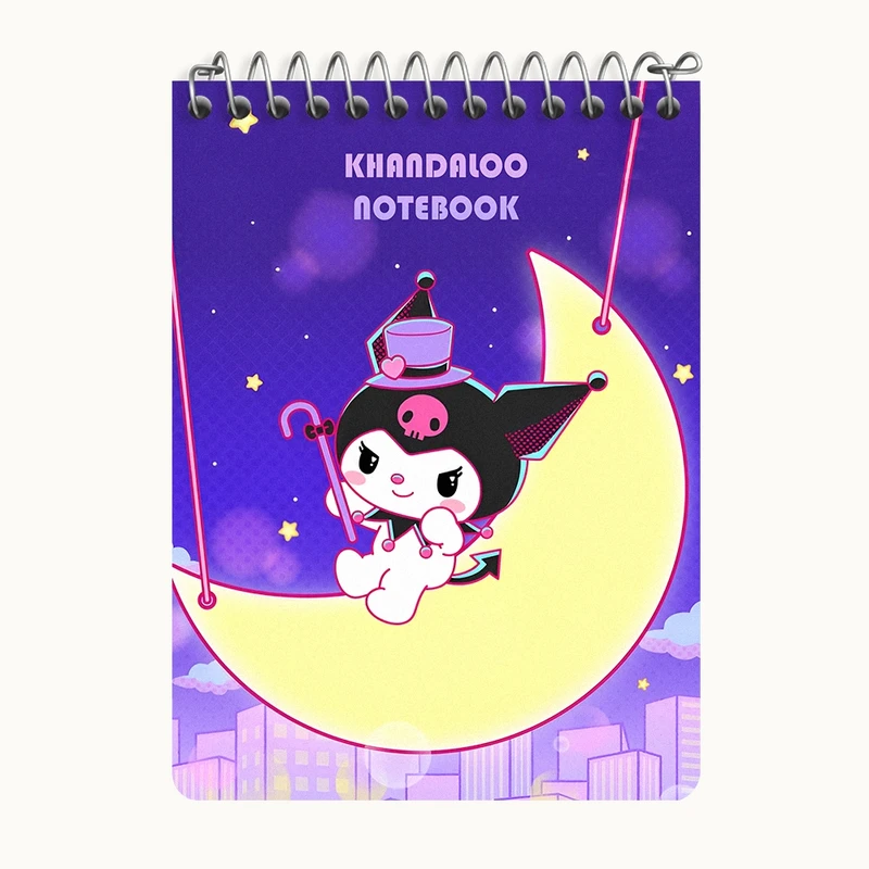 دفتر یادداشت 50 برگ خندالو طرح کرومی (Kuromi) کد N8983