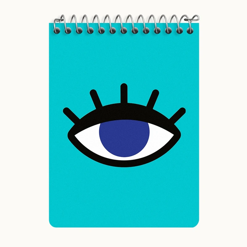 دفتر یادداشت 50 برگ خندالو طرح چشم نظر کد N6651