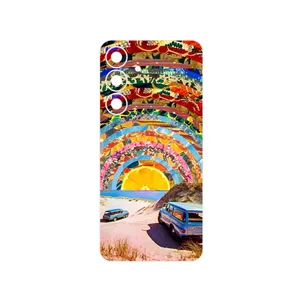 MAHOOT Collage of Orange Sky Cover Sticker for Samsung Galaxy S25 FE