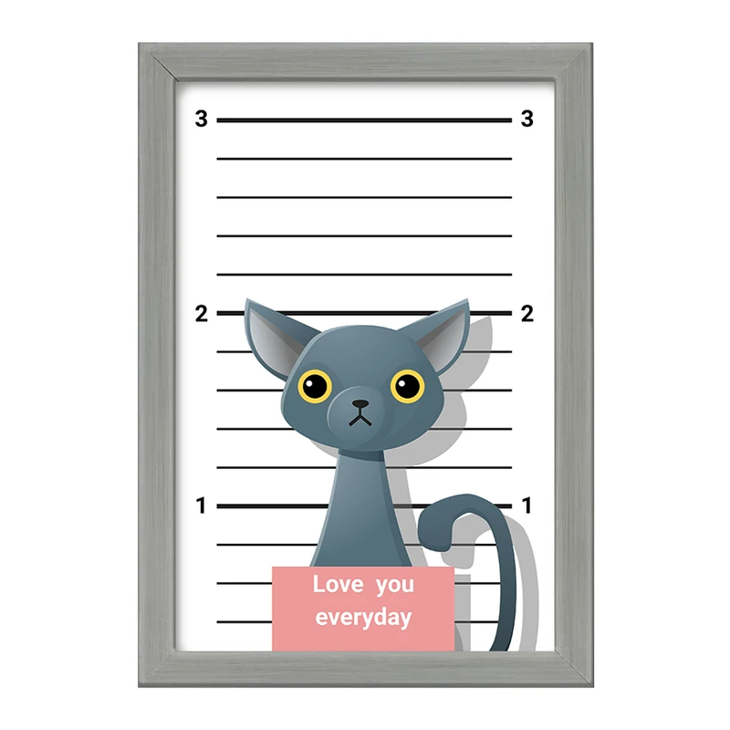 تابلو خندالو طرح گربه (Cat) کد F2275