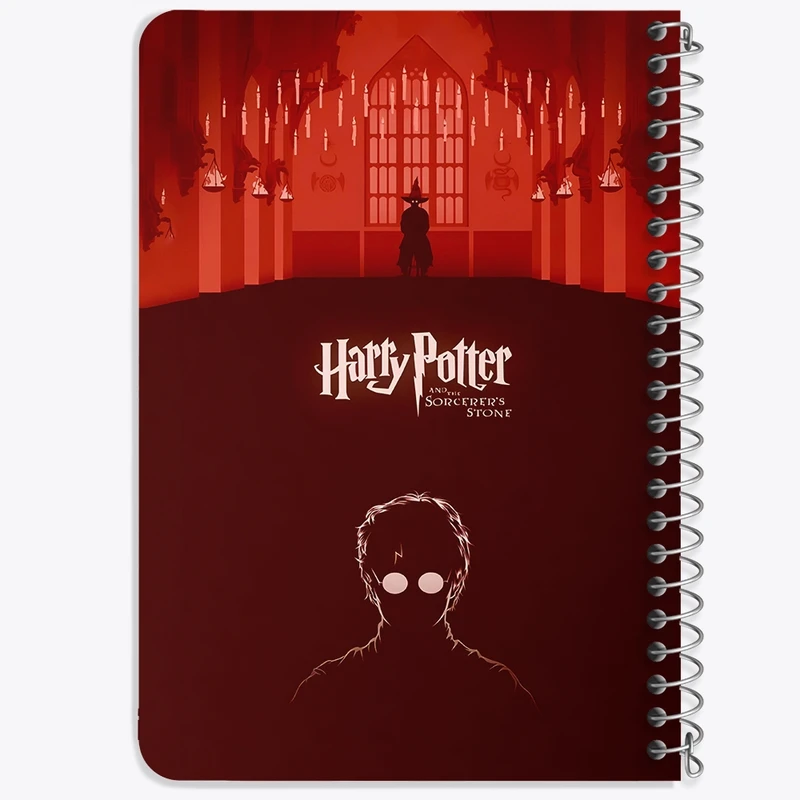 دفتر یادداشت 50 برگ خندالو طرح هری پاتر (Harry Potter) کد 37471