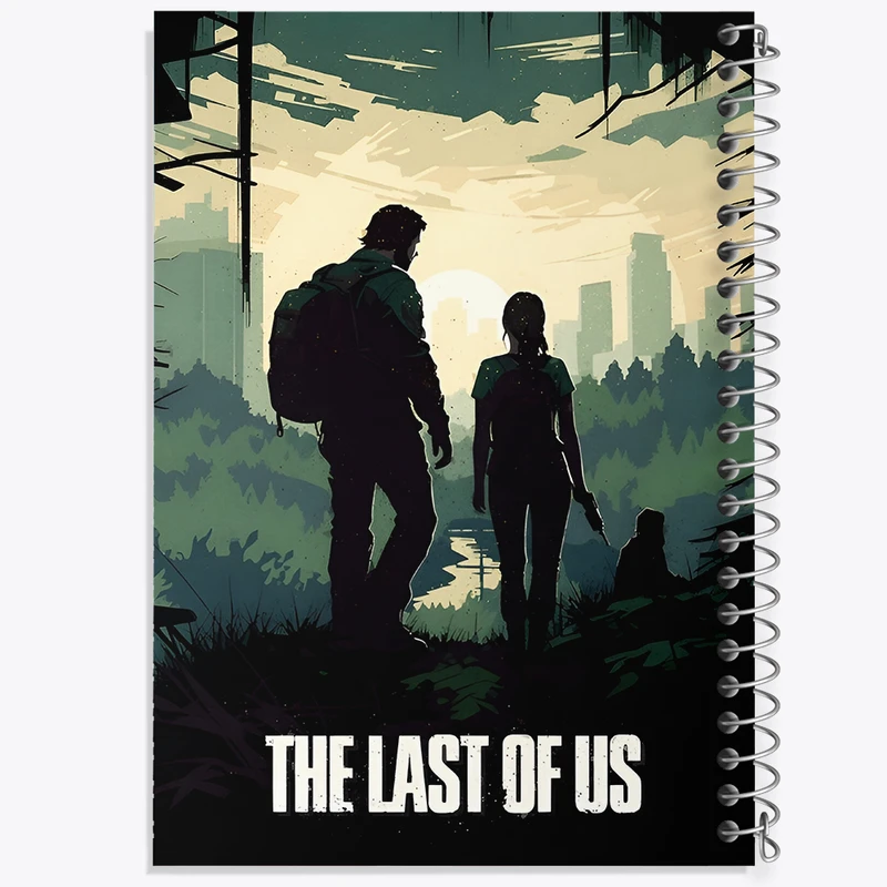 دفتر مشق 100 برگ خندالو طرح (The Last Of Us) آخرین بازمانده از ما کد N9327
