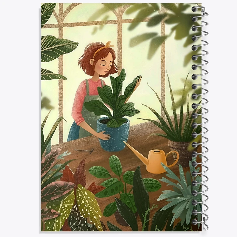 دفتر شطرنجی 50 برگ خندالو طرح دخترانه کد F10945