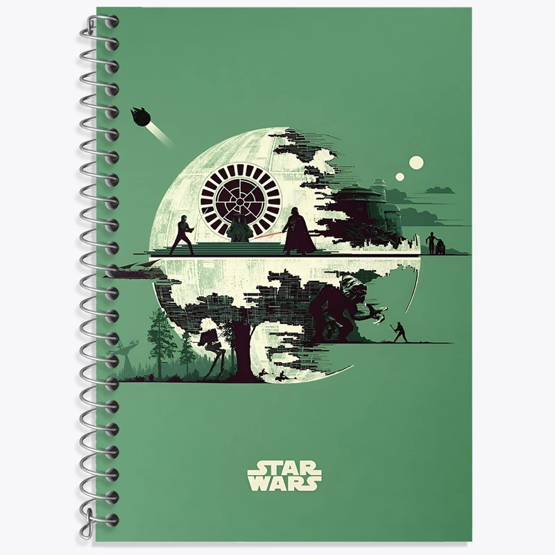 دفتر نت موسیقی 50 برگ خندالو طرح جنگ ستارگان کد F4679