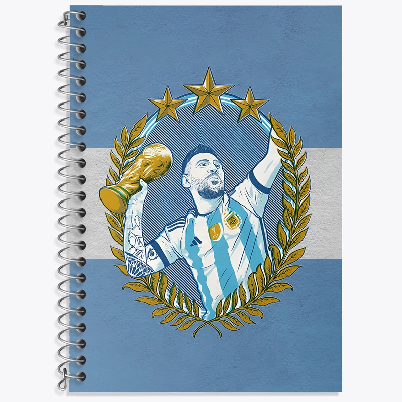 دفتر نت موسیقی 50 برگ خندالو طرح لیونل مسی کد N8261