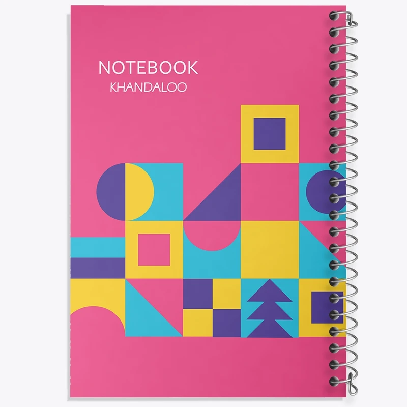 دفتر طراحی 50 برگ خندالو طرح مدرن کد N128