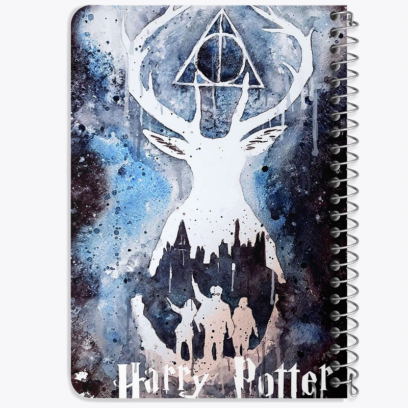 دفتر یادداشت 50 برگ خندالو طرح هری پاتر (Harry Potter) کد F11347