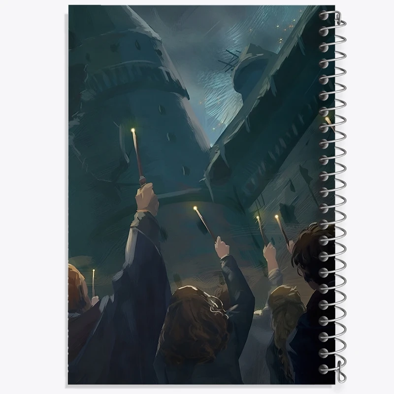 دفتر شطرنجی 50 برگ خندالو طرح هری پاتر (Harry Potter) کد F4444