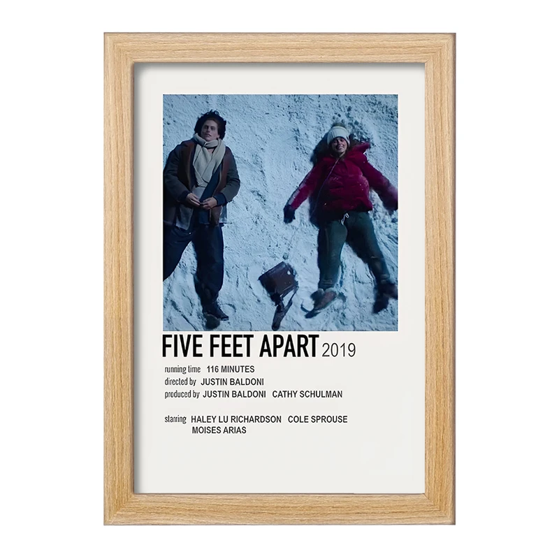 تابلو خندالو طرح پنج قدم فاصله (Five Feet Apart) کد F13196