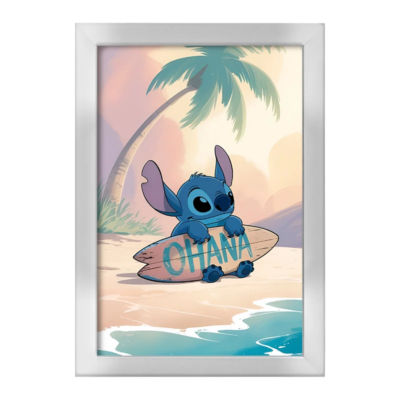 تابلو خندالو طرح استیچ (Stitch) کد F14395