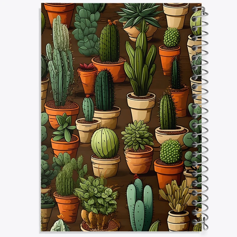 دفتر لیست خرید 50 برگ خندالو طرح کاکتوس کد F3673