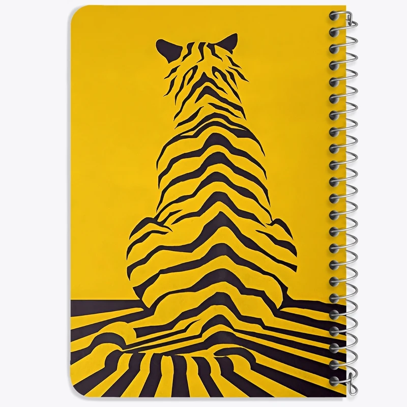 دفتر یادداشت 50 برگ خندالو طرح پلنگ (Leopard) کد N8516