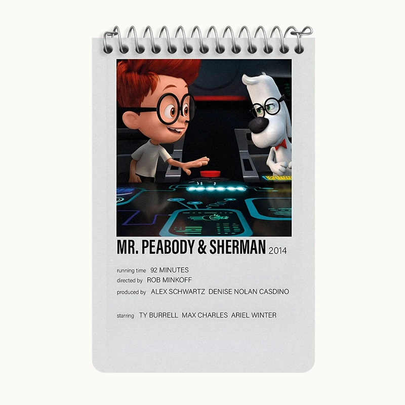 دفتر یادداشت 50 برگ خندالو طرح آقای پیبادی و شرمن کد F13259