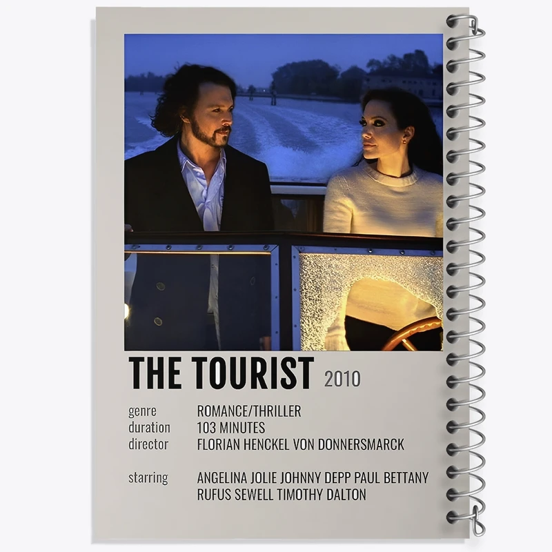 دفتر شطرنجی 50 برگ خندالو طرح توریست (The Tourist) کد F13099