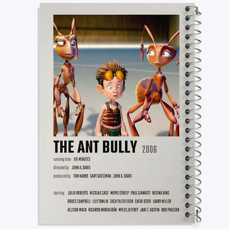 دفتر شطرنجی 50 برگ خندالو طرح مورچه ‌کش (The Ant Bully) کد F13242