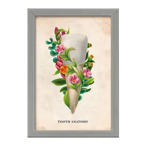 تابلو خندالو طرح آناتومی دندان (Tooth Anatomy) کد F13982