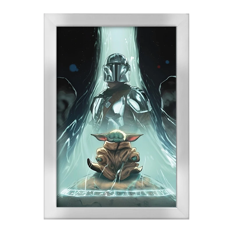 تابلو خندالو طرح مندلورین (The Mandalorian) کد F13751