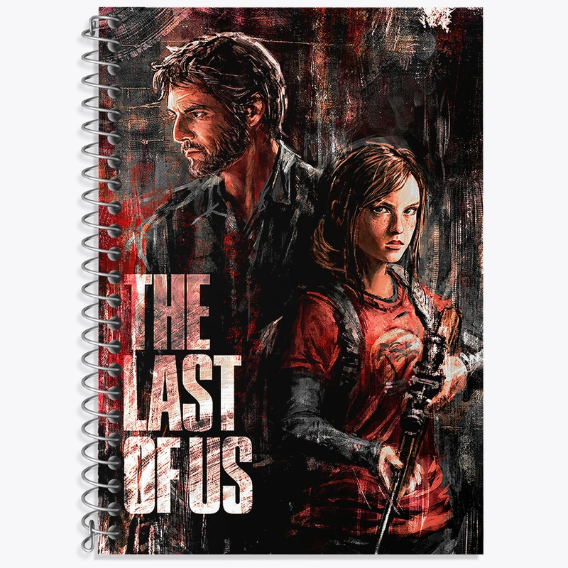 دفتر زبان 50 برگ خندالو طرح (The Last Of Us) آخرین بازمانده از ما کد N9328