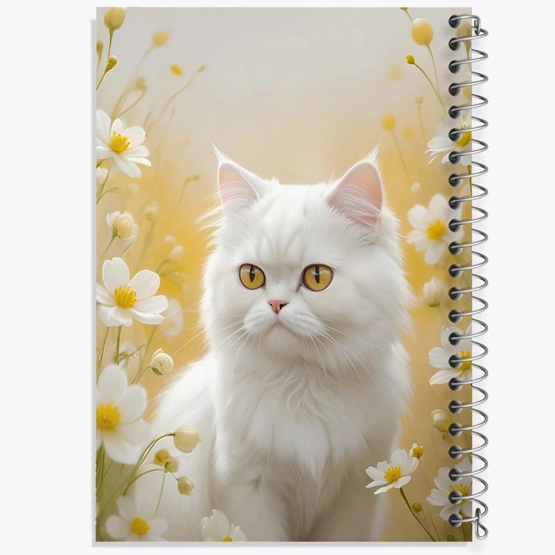 دفتر مشق 50 برگ خندالو طرح گربه کد F10036