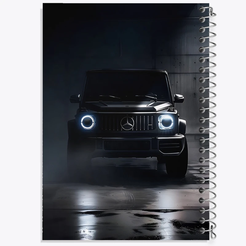 دفتر لیست خرید 50 برگ خندالو طرح ماشین بنز کد F3861