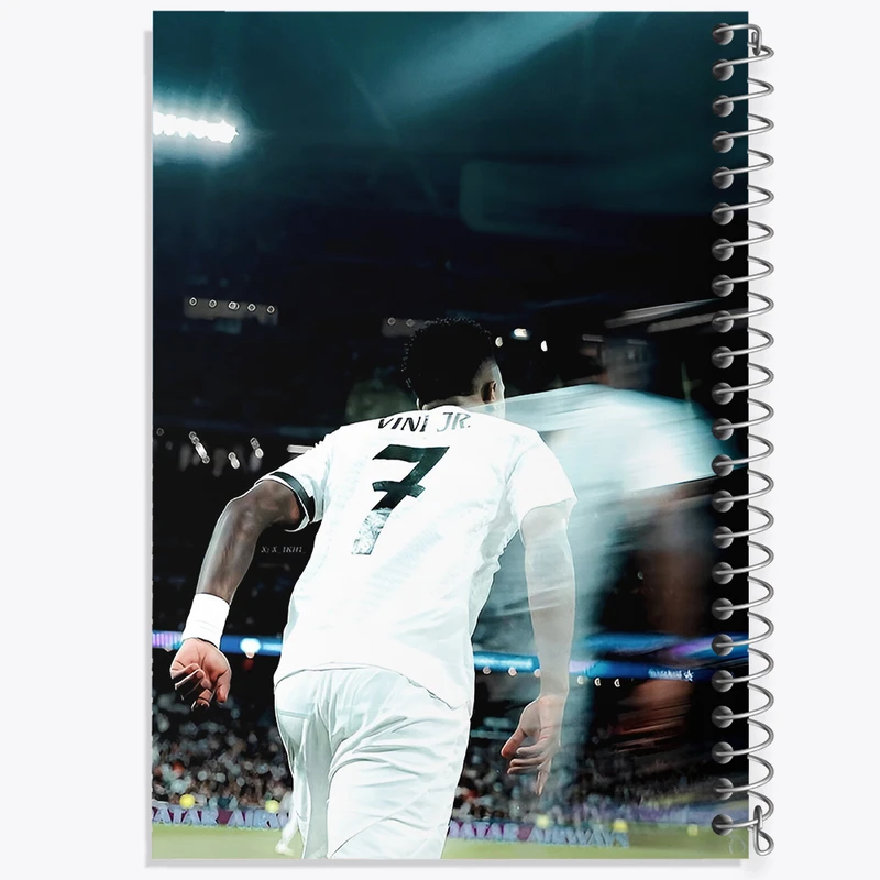 دفتر مشق 50 برگ خندالو طرح وینیسیوس جونیور (Vinicius Junior) کد F14298