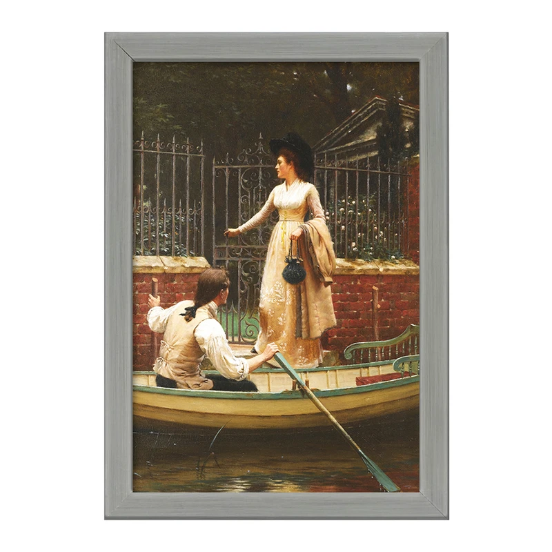 تابلو خندالو طرح نقاشی فرار اثر ادموند بلر لیتون کد F12470