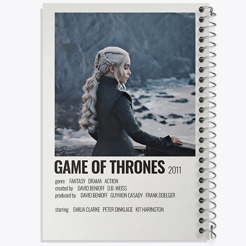 دفتر مشق 100 برگ خندالو طرح گیم آف ترونز (Game of Thrones) کد F13298
