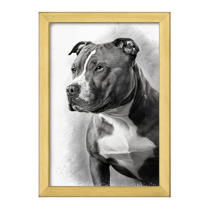 تابلو خندالو طرح سگ (Dog) کد F1955