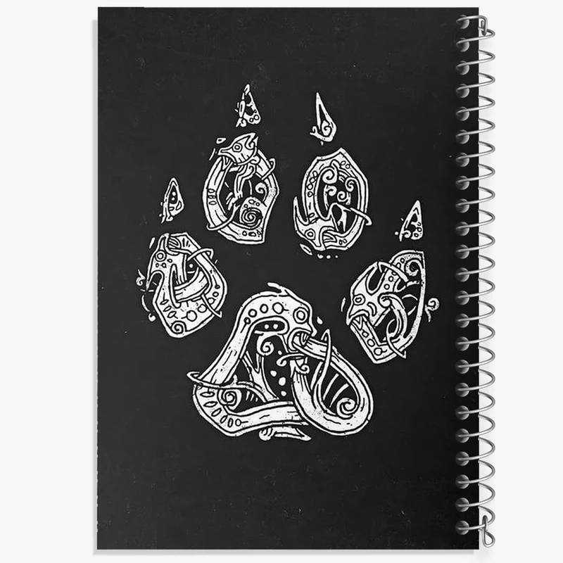 دفتر طراحی 50 برگ خندالو طرح بازی اسکایریم (Skyrim) کد 32755