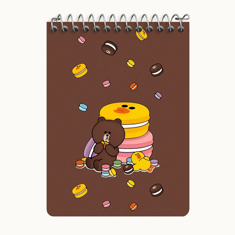 دفتر یادداشت 50 برگ خندالو طرح خرس و اردک کد N7025