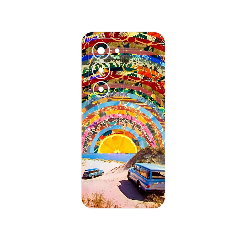 برچسب پوششی ماهوت مدل Collage of Orange Sky مناسب برای گوشی موبایل شیائومی Redmi 15 4G