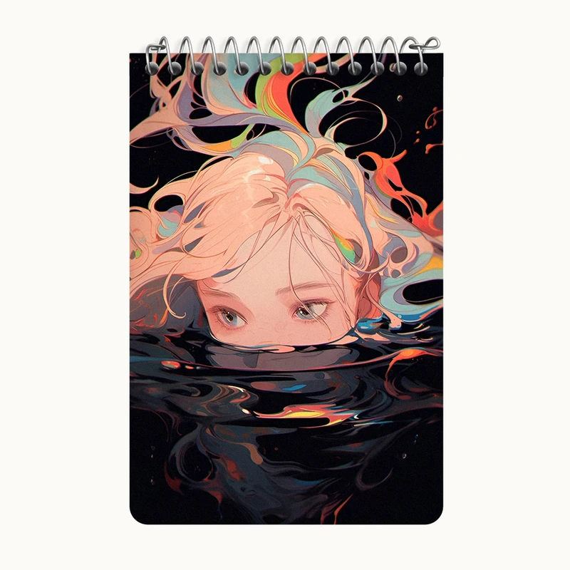 دفتر یادداشت 50 برگ خندالو طرح دخترانه کد F9074