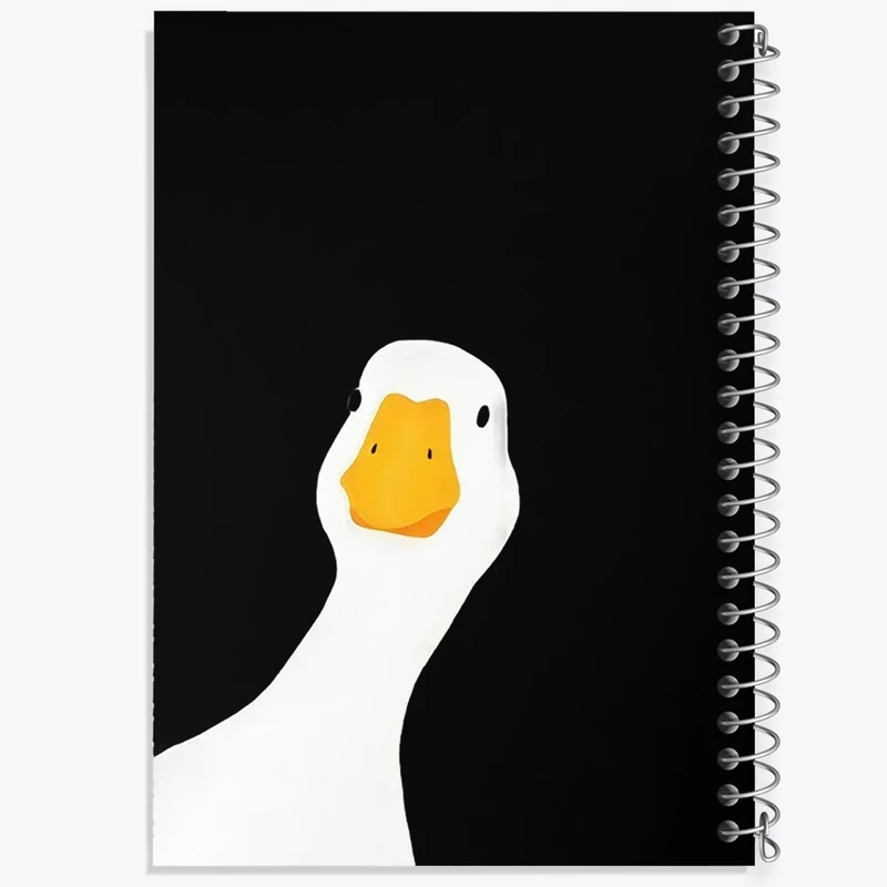 دفتر طراحی 50 برگ خندالو طرح اردک کد F338