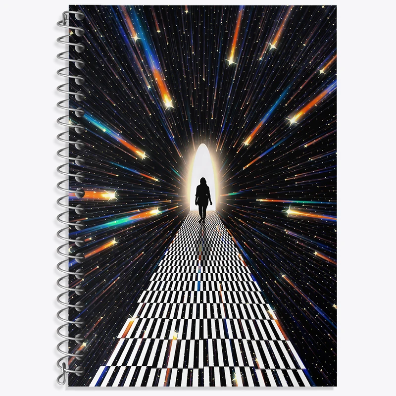 دفتر زبان دوخط 50 برگ خندالو طرح به سوی نور کد F4566