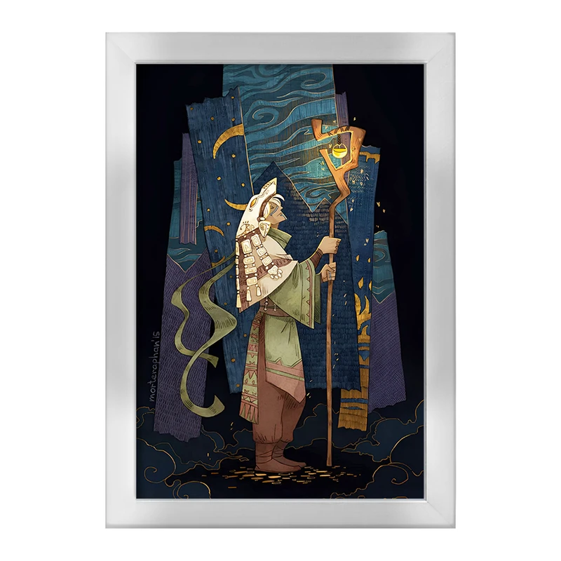 تابلو خندالو طرح مرد مصری کد F10858