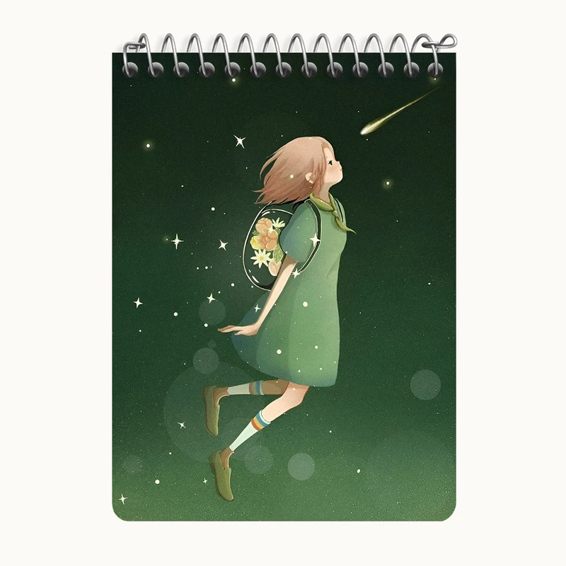 دفتر یادداشت 50 برگ خندالو طرح دخترانه کد N3098