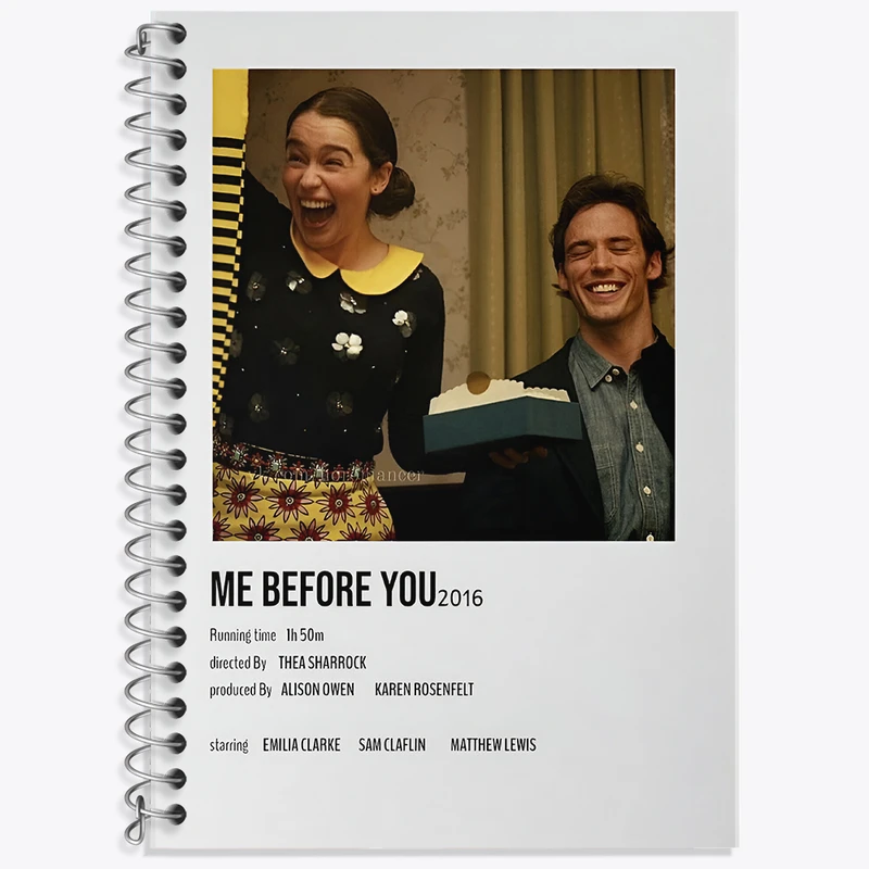 دفتر نت موسیقی 50 برگ خندالو طرح من قبل از تو (Me Before You) کد F13009